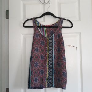 Silkylike Printed Tank Top